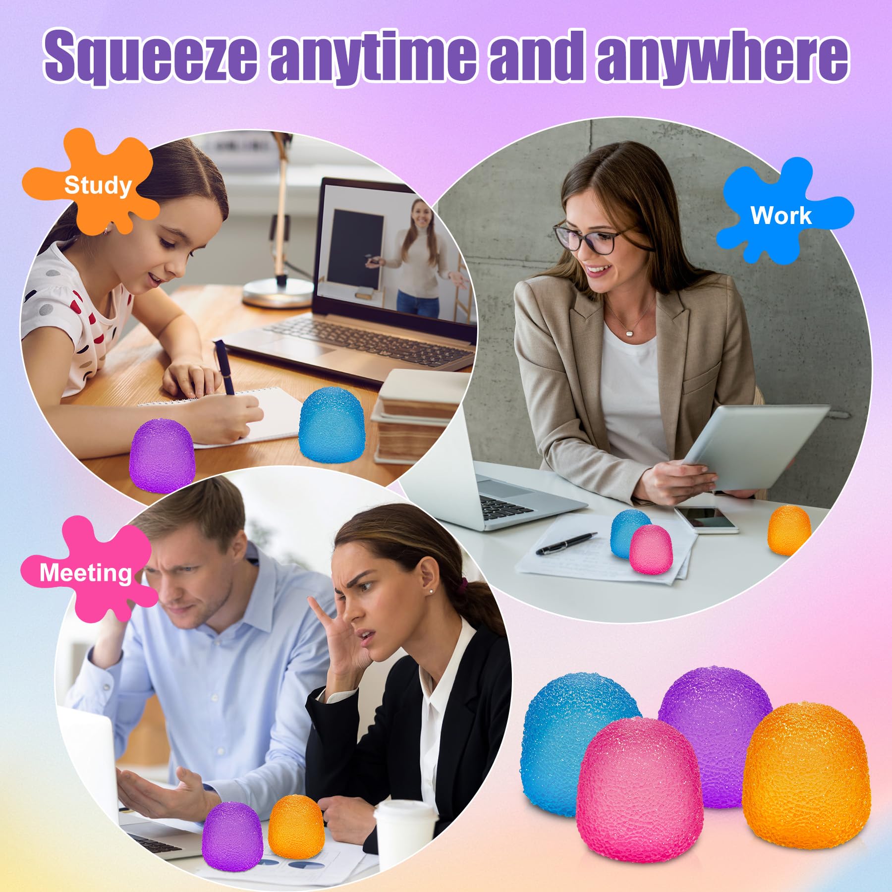 tngtswwcv stress ball gift-ready pack appeals as Easter basket filler.