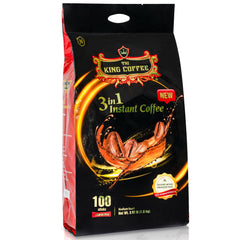 Steaming hot cup prepared with TNI King Coffee 3 in 1 for a rich aroma.