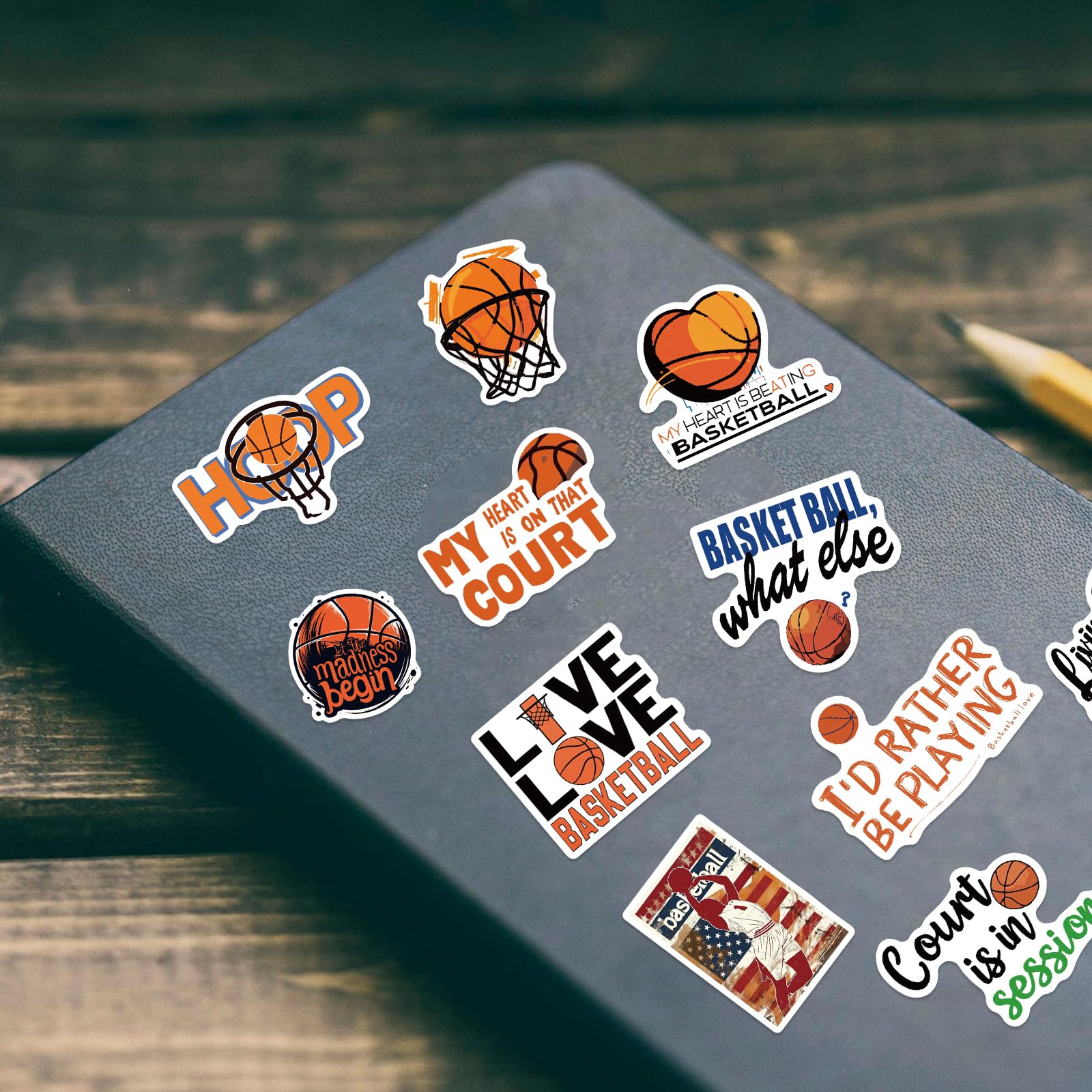 TNIXNCK basketball stickers on car for sport-themed decor
