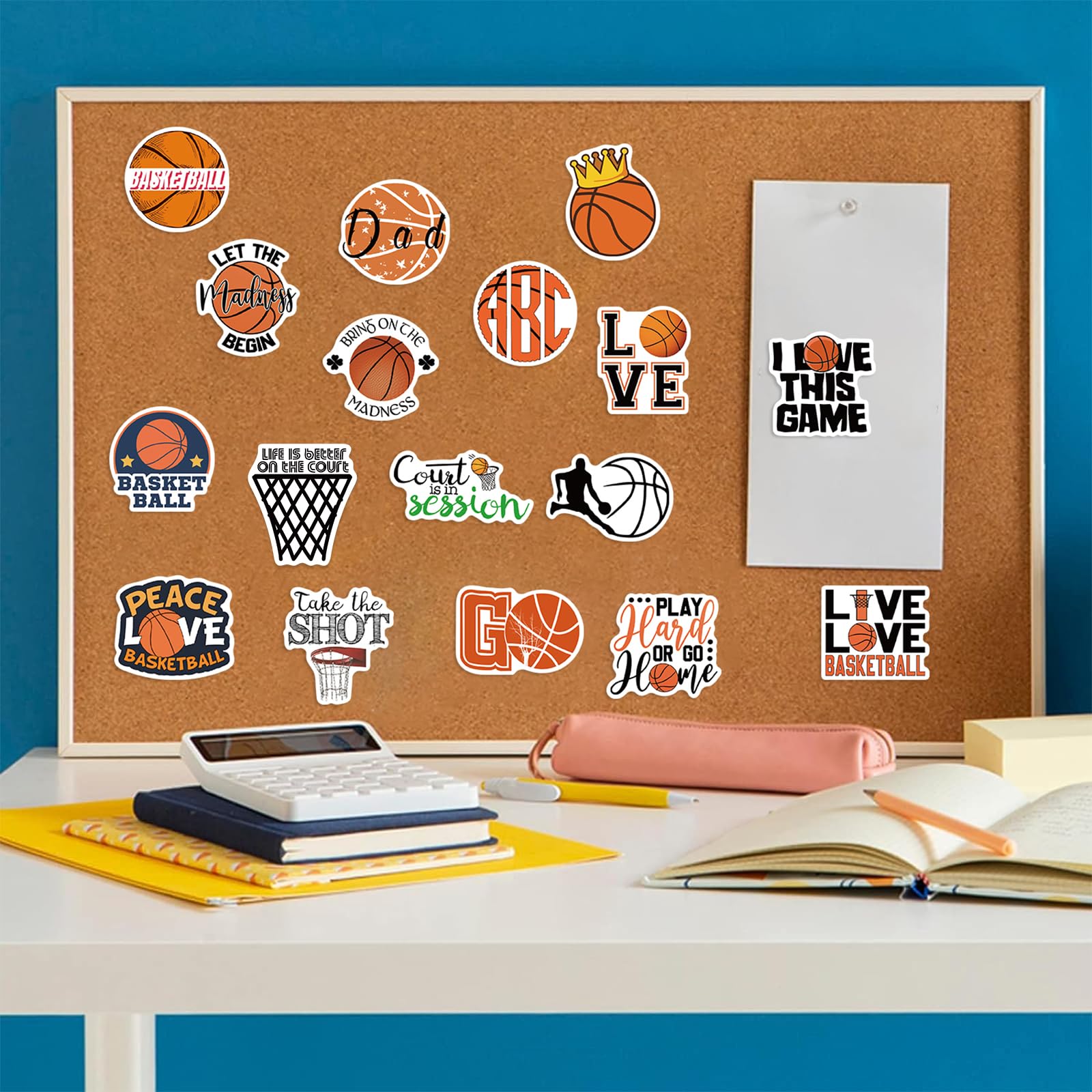 TNIXNCK basketball stickers on luggage help with quick identification