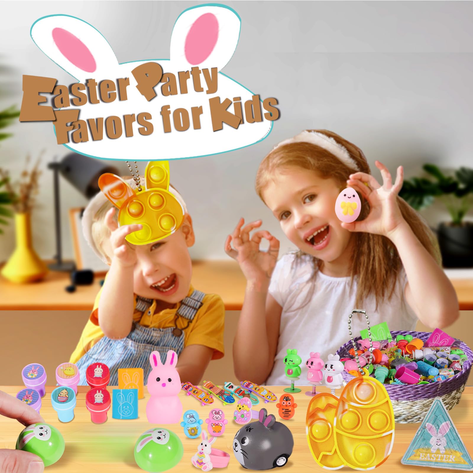 TOAPER mixed toys for versatile Easter gift bags.