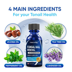 Tobcharm toenail fungus treatment application shows how to apply the liquid.