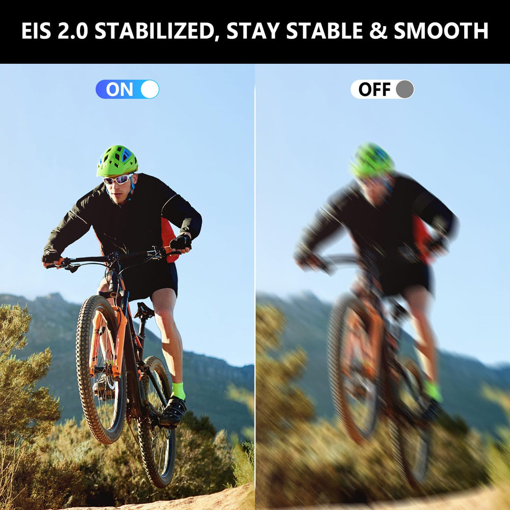 toberto eis stabilization keeps 4K footage smooth on the move