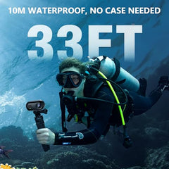 toberto 10m waterproof mini pov camera handles rain and splashes