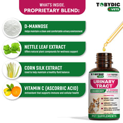 TOBYDIC cranberry extract supports urinary tract comfort and stone management.