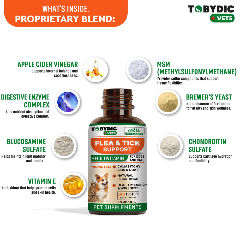 TOBYDIC packaging label highlights natural multivitamin formula.