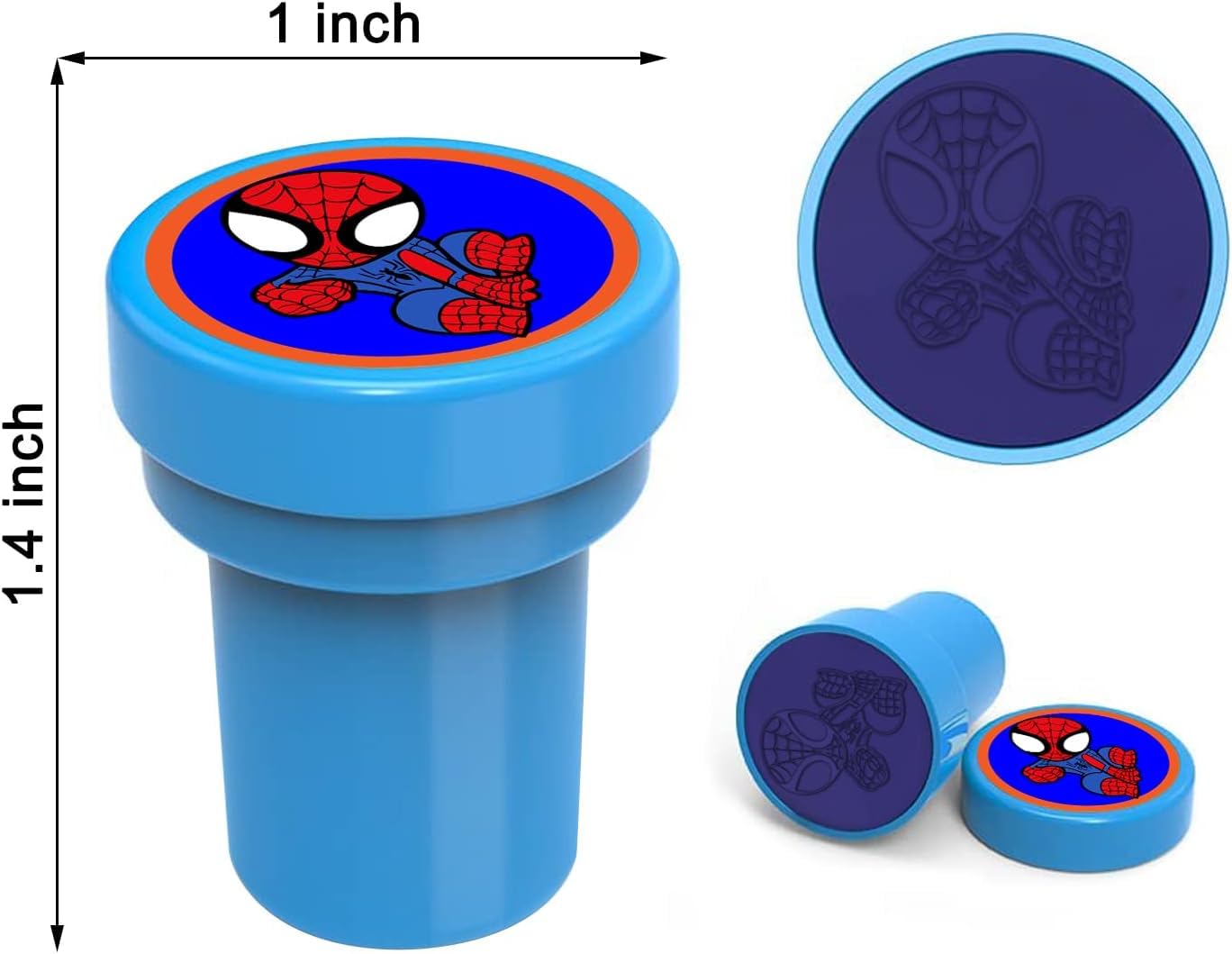 TOCKFIT Spide Stampers are pre-inked and ready for instant stamping.