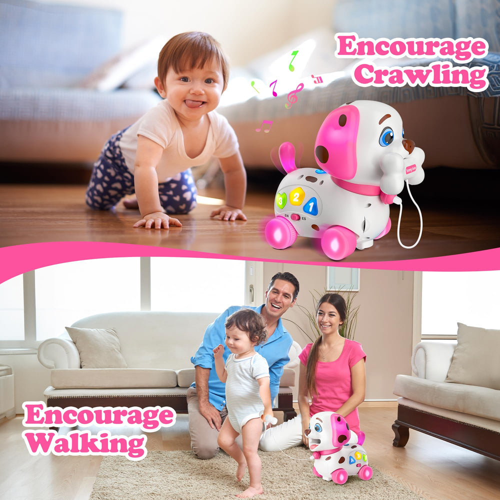 ToddlerCley toy exposes toddlers to music and lights, supporting auditory engagement.