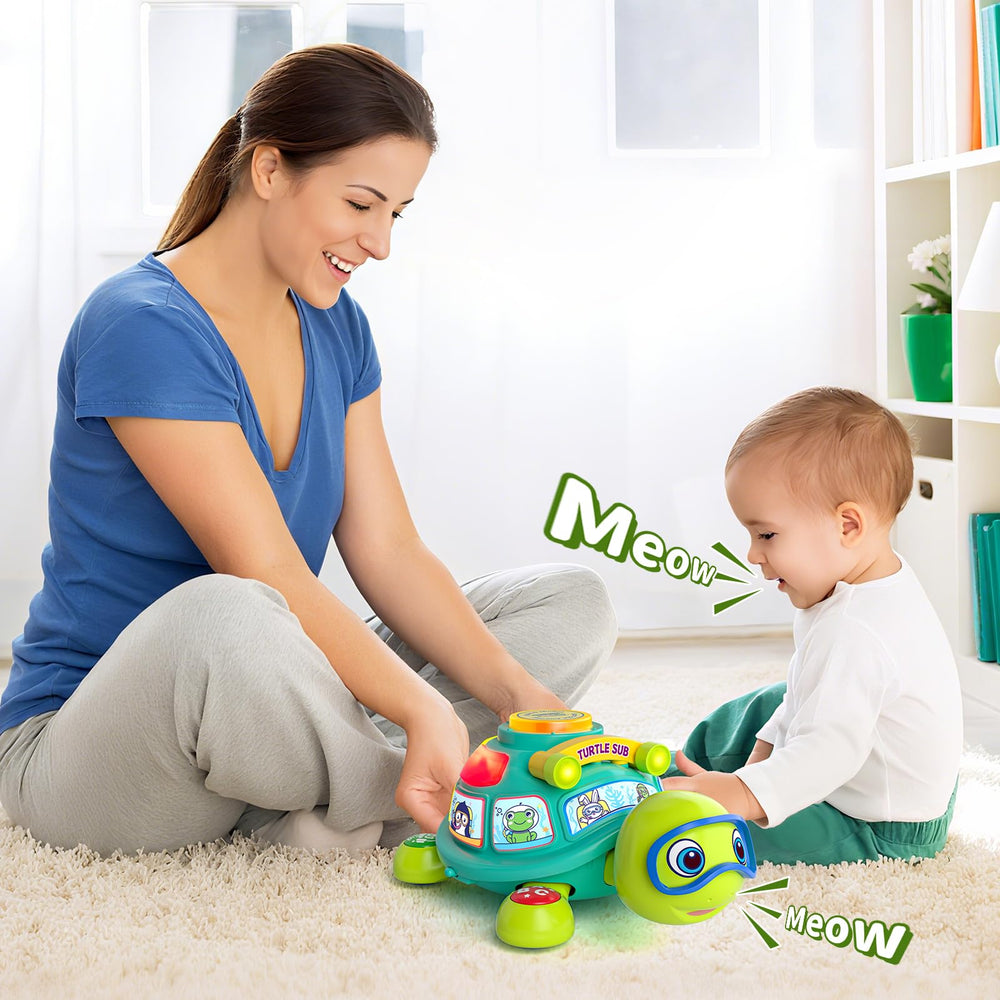 ToddlerCley Musical Turtle BPA-free ABS construction for babies