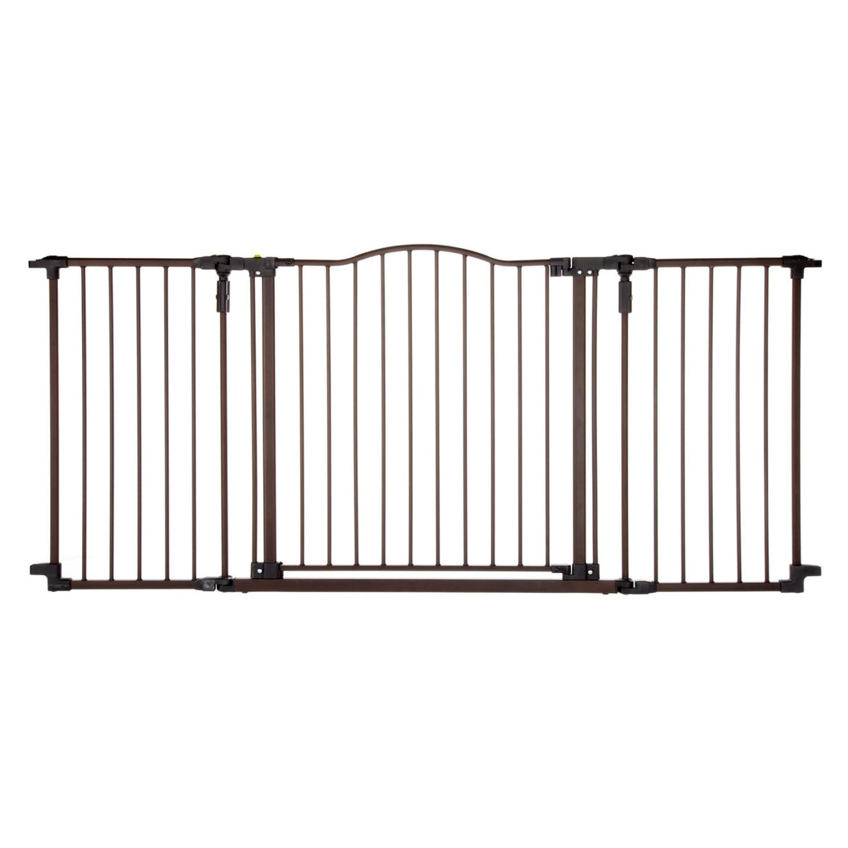 Toddleroo by North States Deluxe Decor Gate door open for easy family passage.