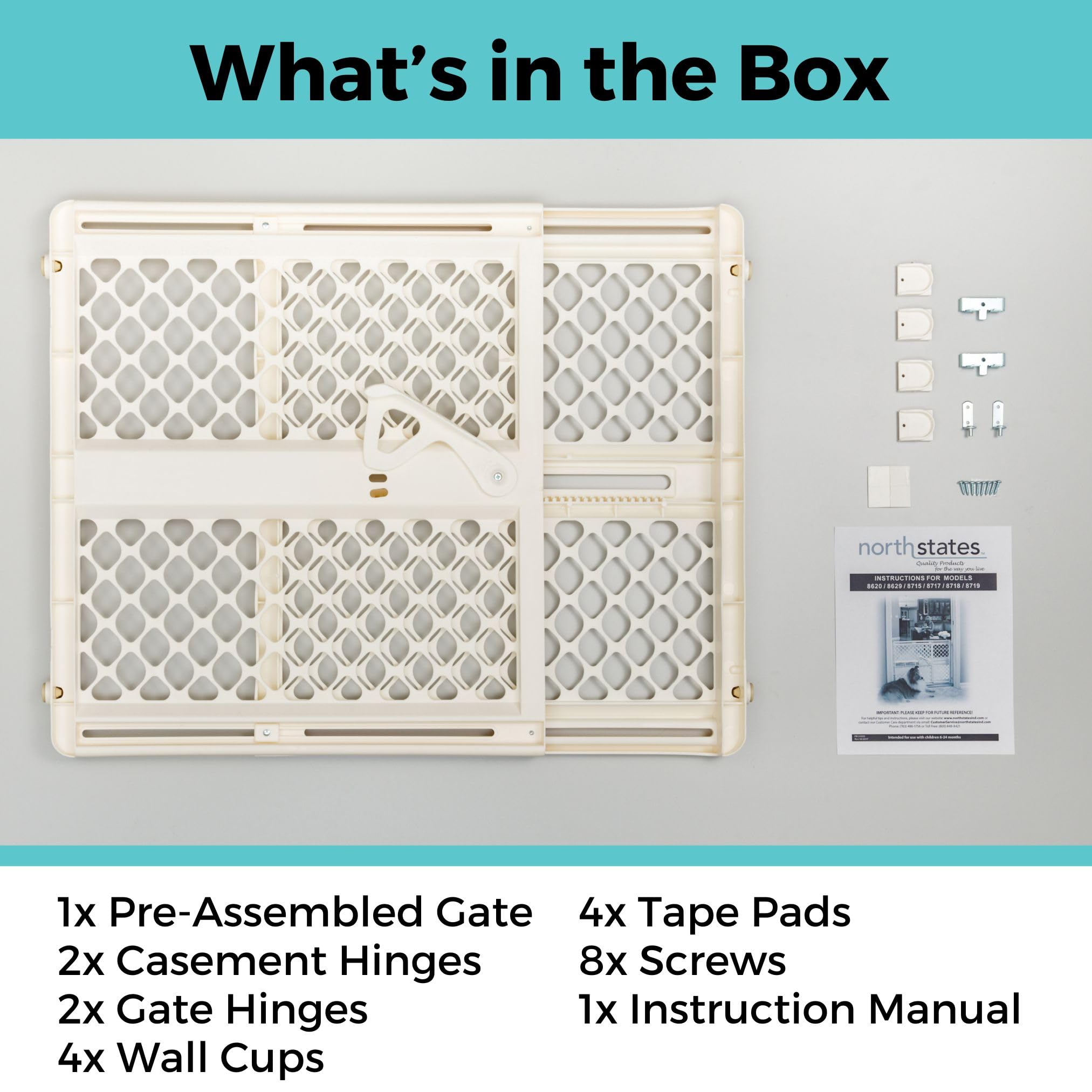 Toddleroo Supergate Ergo safe materials prevent exposure to harmful additives.
