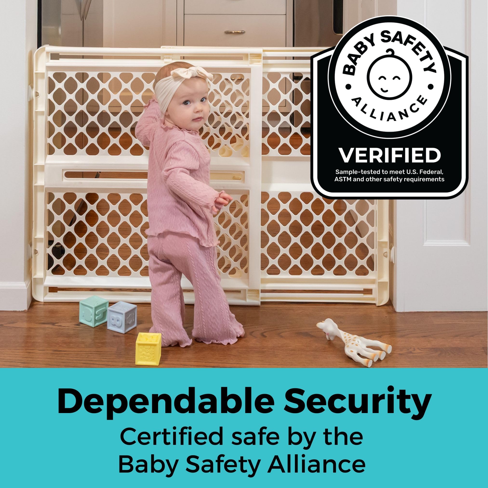 Toddleroo Supergate Ergo proudly made in the USA for quality and reliability.