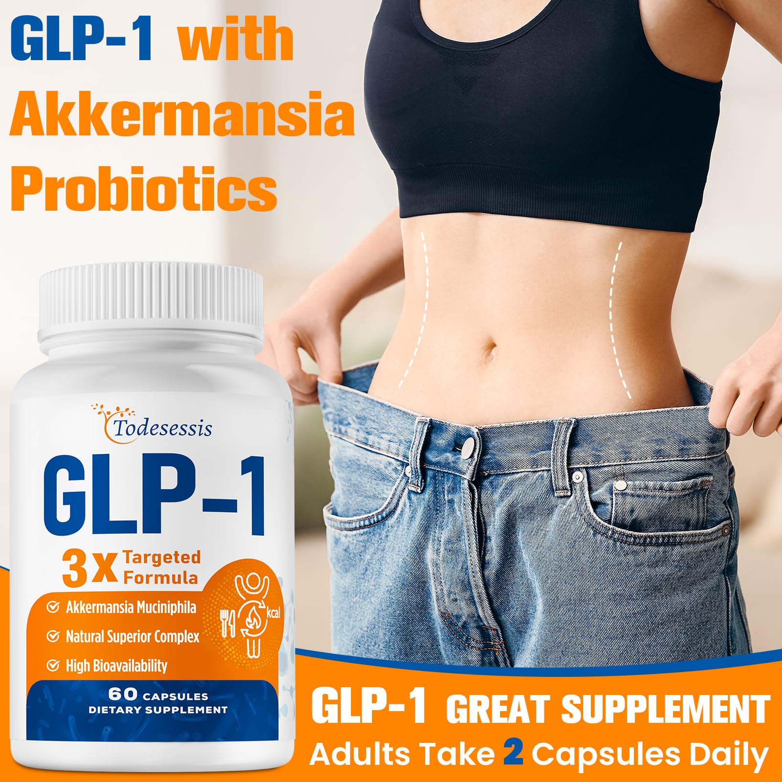 Todesessis GLP-1 women's metabolism support for daily balance.