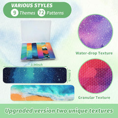 TOEMUR two-texture sensory stickers with gravel and diamond surfaces for tactile focus.