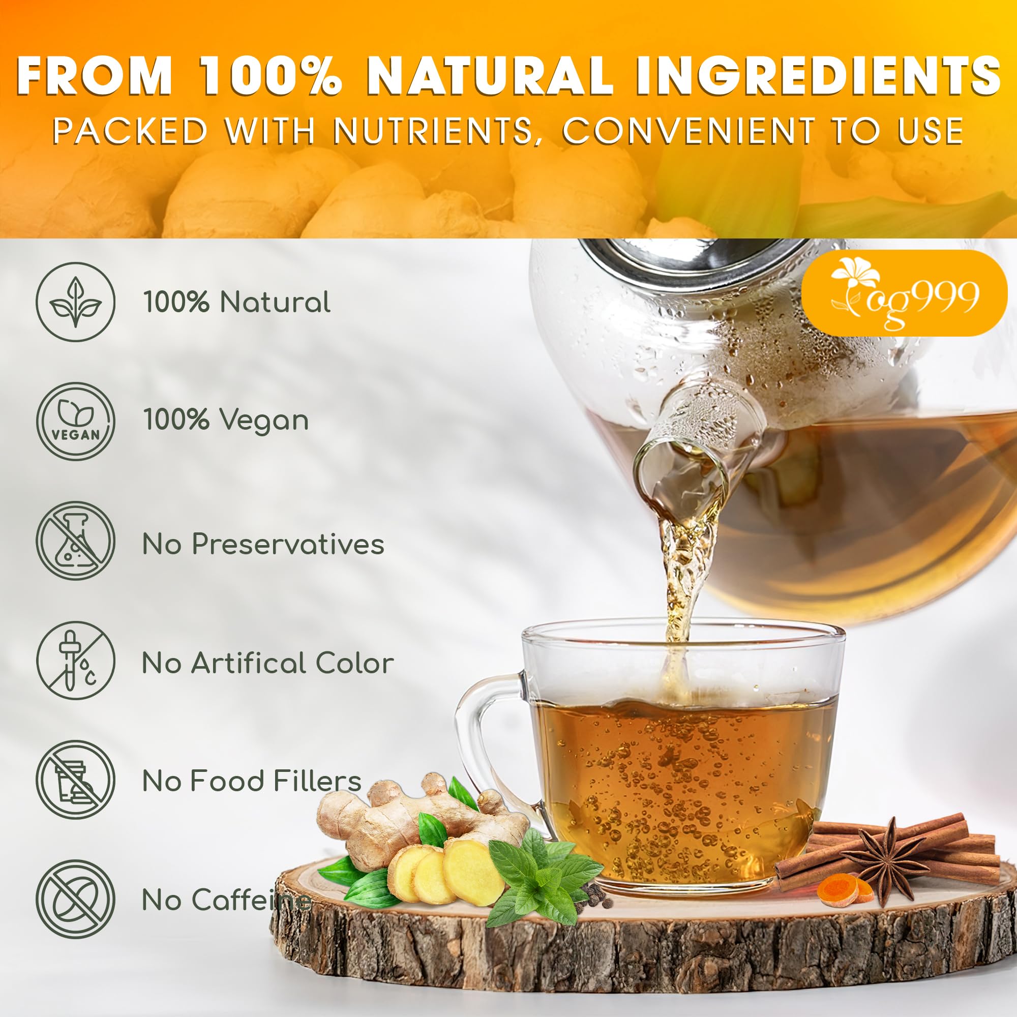 TOG999 Natural material tea bags demonstrate biodegradable, planet-friendly brewing.