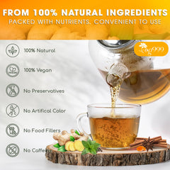 TOG999 Natural material tea bags demonstrate biodegradable, planet-friendly brewing.