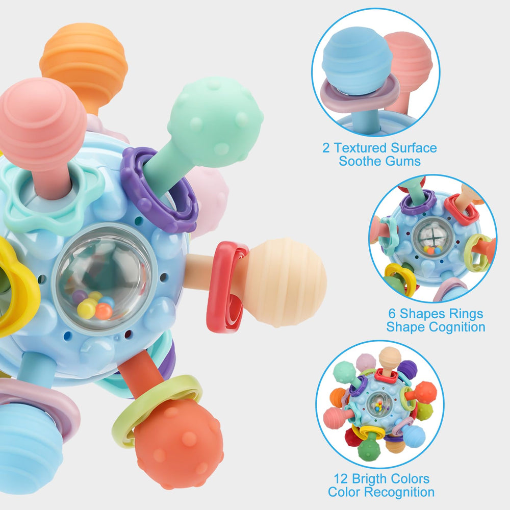 TOHIBEE twisting-click-ball offering tactile feedback to encourage exploration
