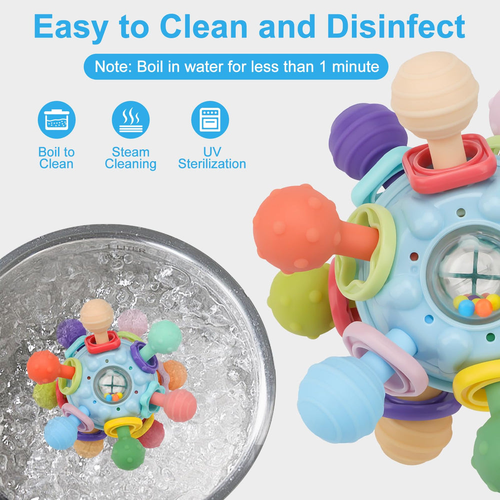 TOHIBEE soft silicone teether may help soothe teething discomfort safely