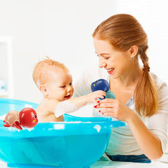 TOHIBEE colorf ul turtle bath toys set encourages imaginative play in bath time.