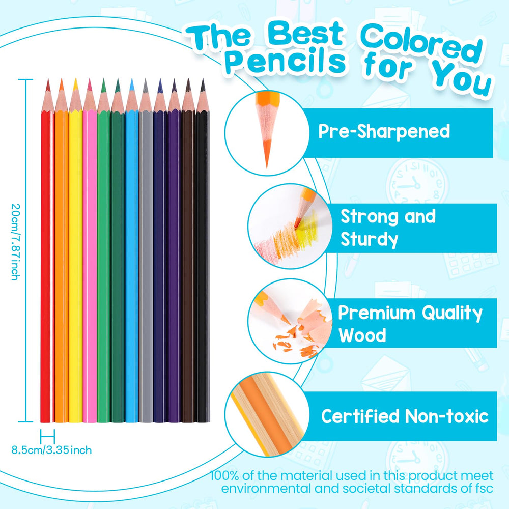 Toidgy classroom art supplies for easy distribution among students.