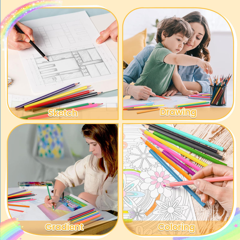 Toidgy safe non-toxic wood pencils for worry-free coloring