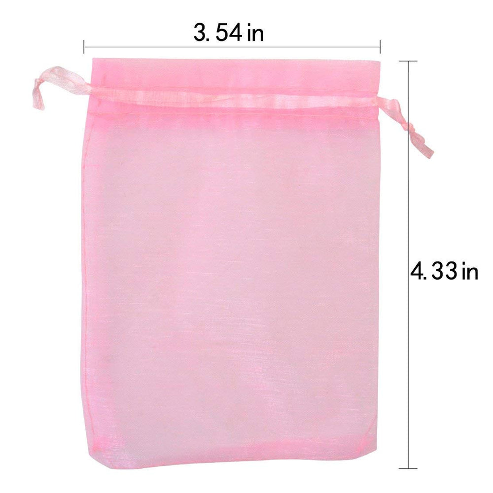 Tojwi organza bags used for jewelry, favors and crafts.