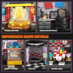 Tokmoc Pro stage detail highlights the security room and curtain for authentic display.