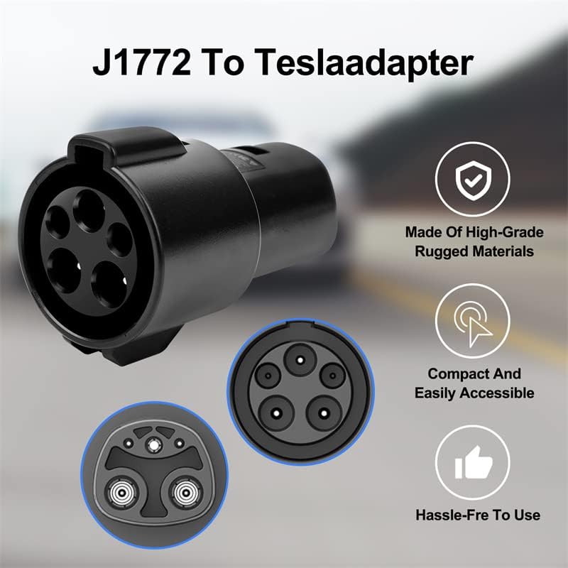 Close-up view of the robust connector head of the TOKREAL adapter