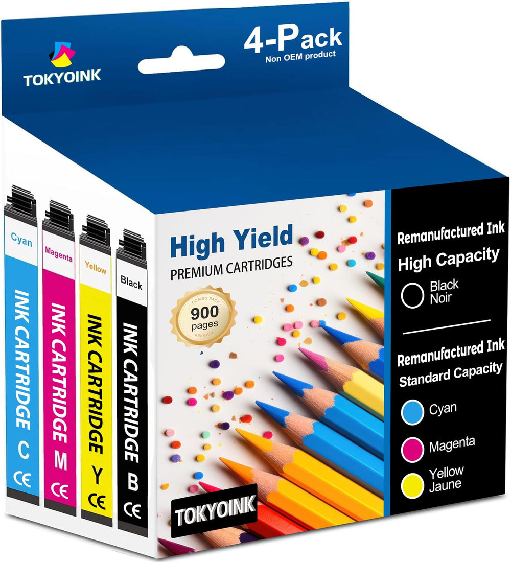 TOKYOINK 232XL black ink cartridge for crisp, professional text.
