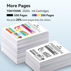 TOKYOINK 232XL magenta ink cartridge for vivid charts and images.
