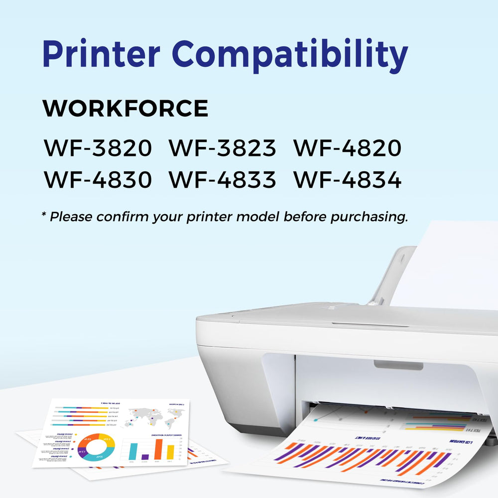 TOKYOINK 822XL cyan ink cartridge for vibrant diagrams and photos