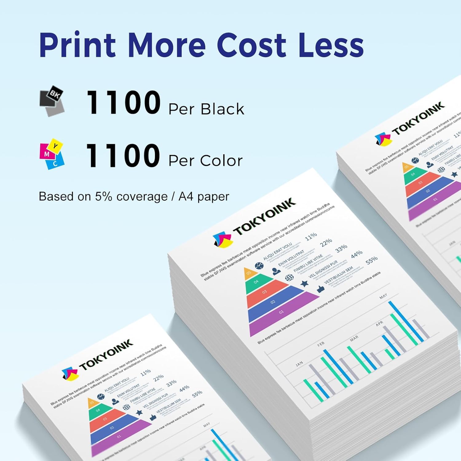 TOKYOINK 822XL magenta ink cartridge for vivid graphics