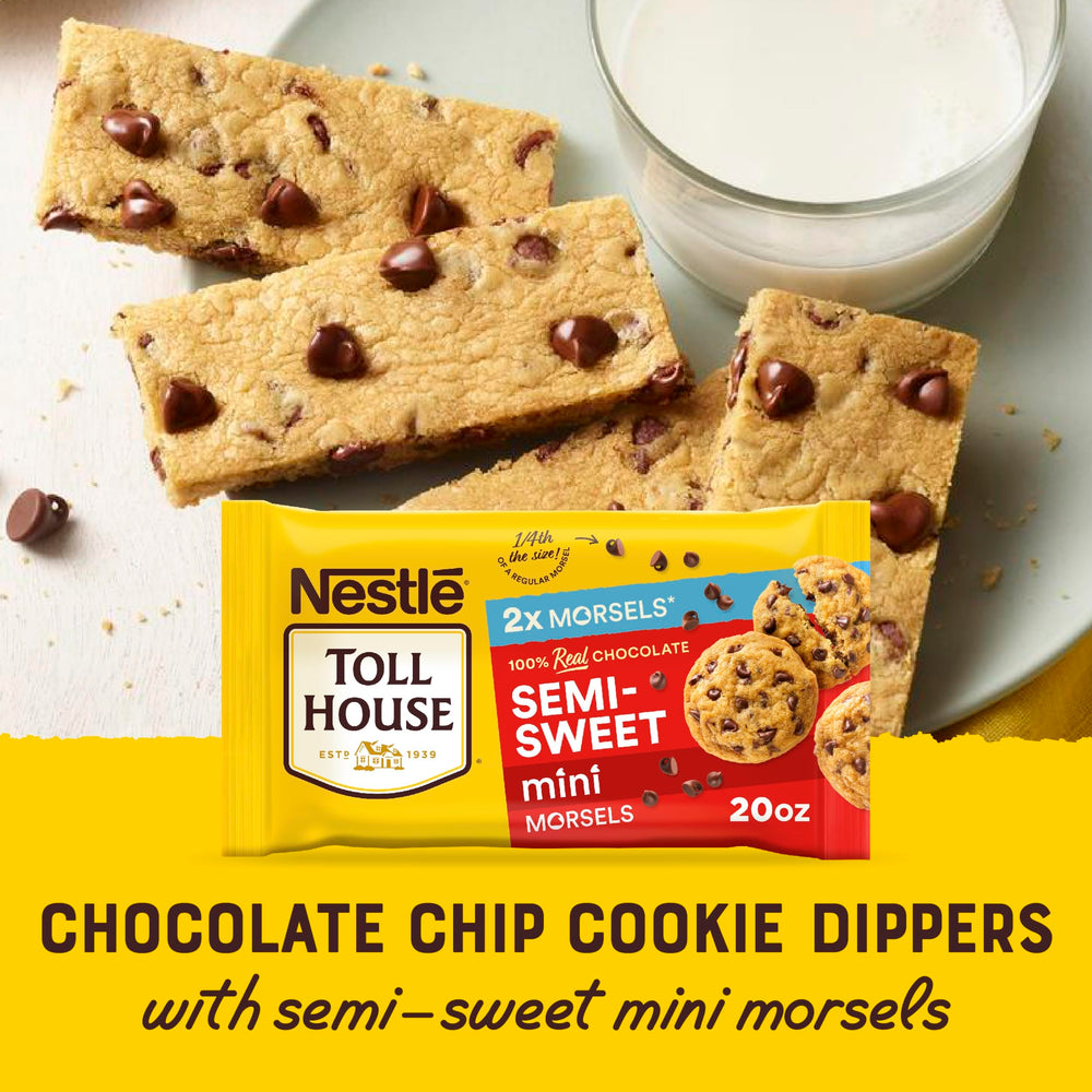 Toll House morsels in morning oats, tasty topping for breakfast bowls.