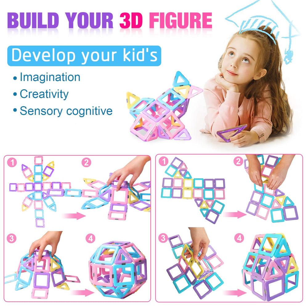 Tolnetr Magnetic Tiles gift-ready packaging for birthdays and holidays.