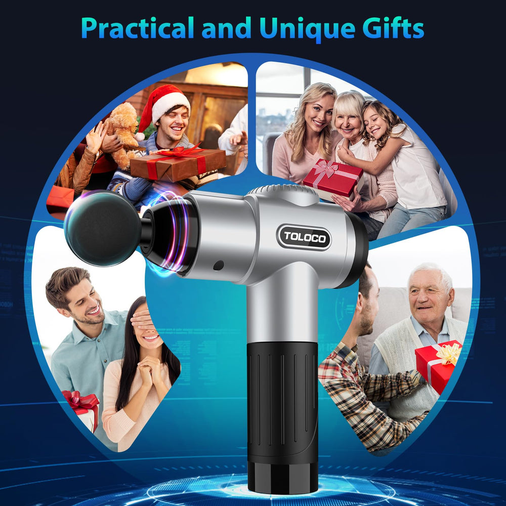 TOLOCO massage gun compact portable design for travel-friendly use