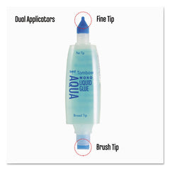 Tombow MONO Aqua broad-tip covers larger areas for fast adhesion.