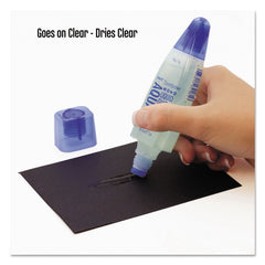 Tombow MONO Aqua dual-tip dispenser enables precise pen-tip and broad-tip applications.