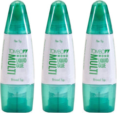 Tombow Mono Multi Glue 3 pack bottle pour for precise paper crafts