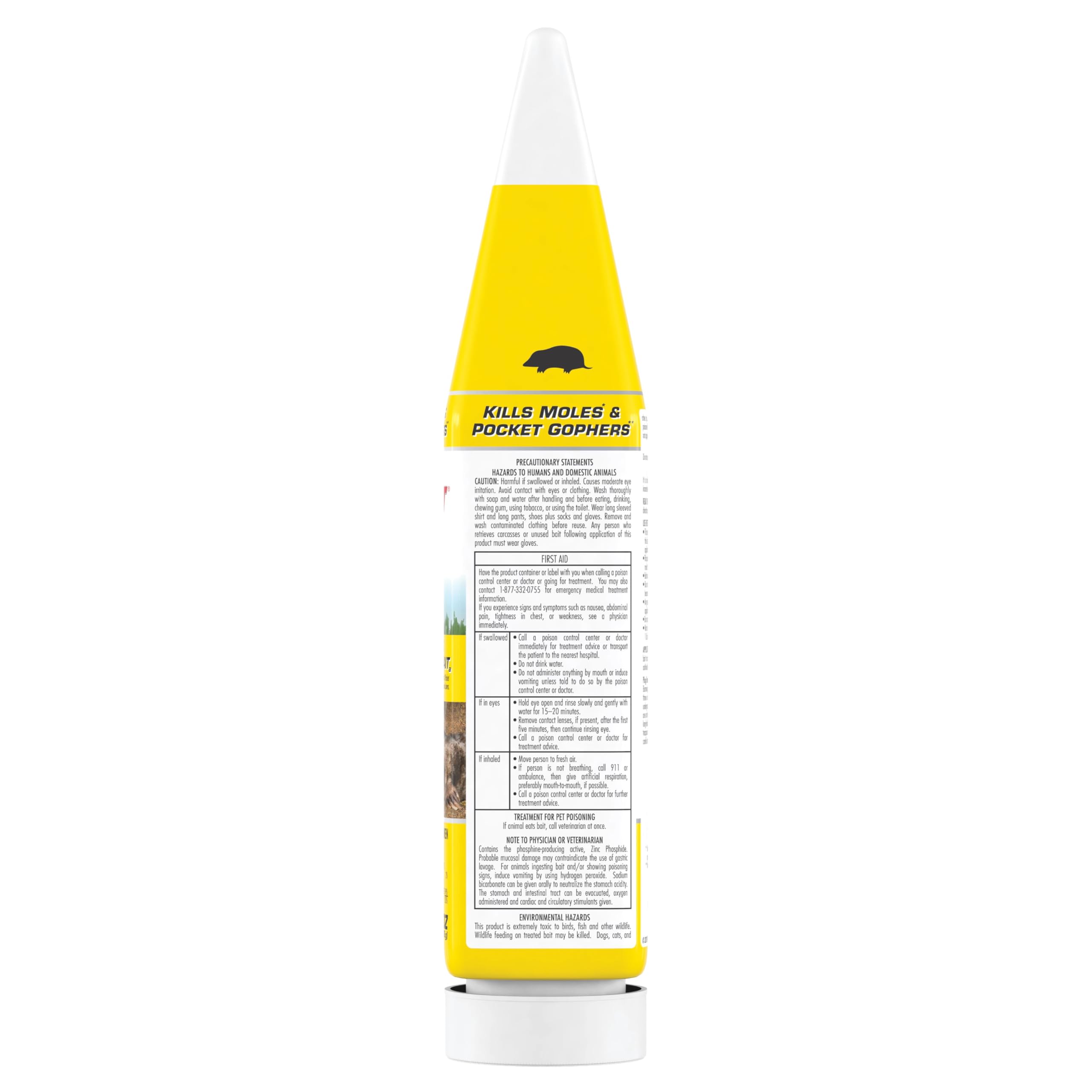 Tomcat label with directions for safe and proper use