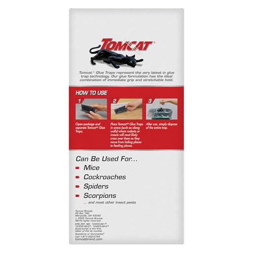 Tomcat Glue Traps Mouse Size ready-to-use insert for immediate placement.
