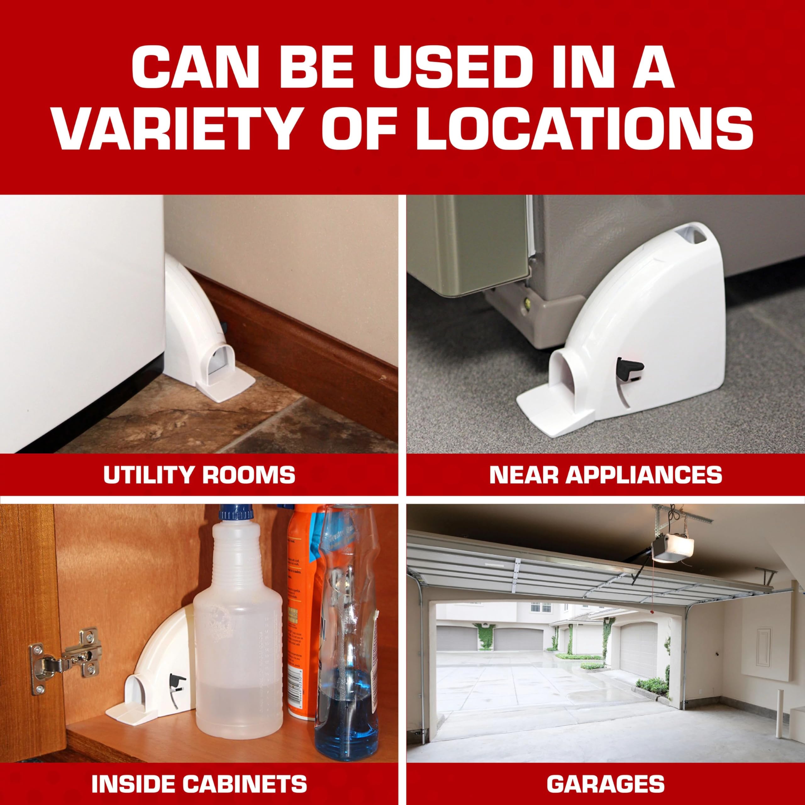 Tomcat Kill & Contain traps fit tight spaces for practicality