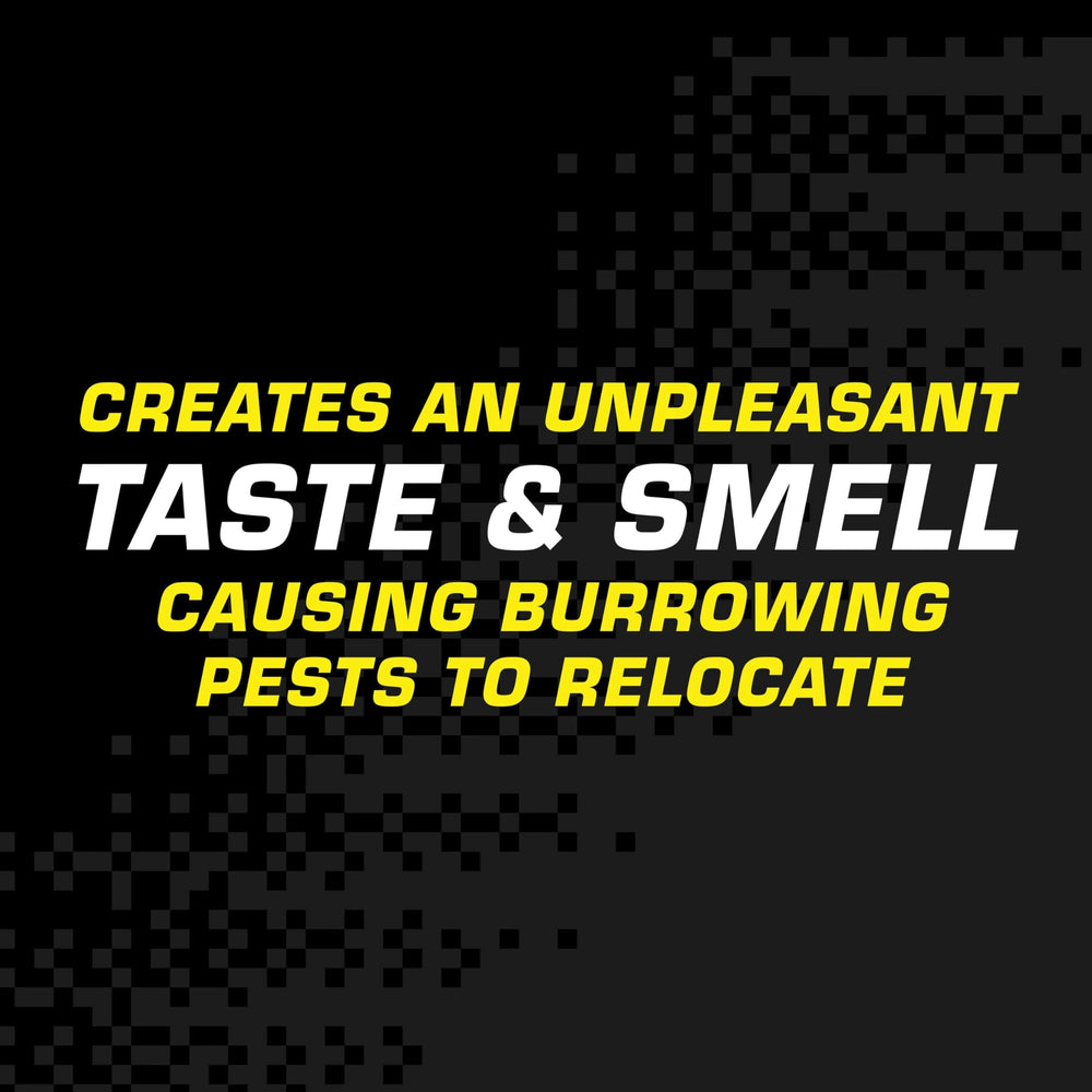 Identify mole runways and apply Tomcat along affected areas.