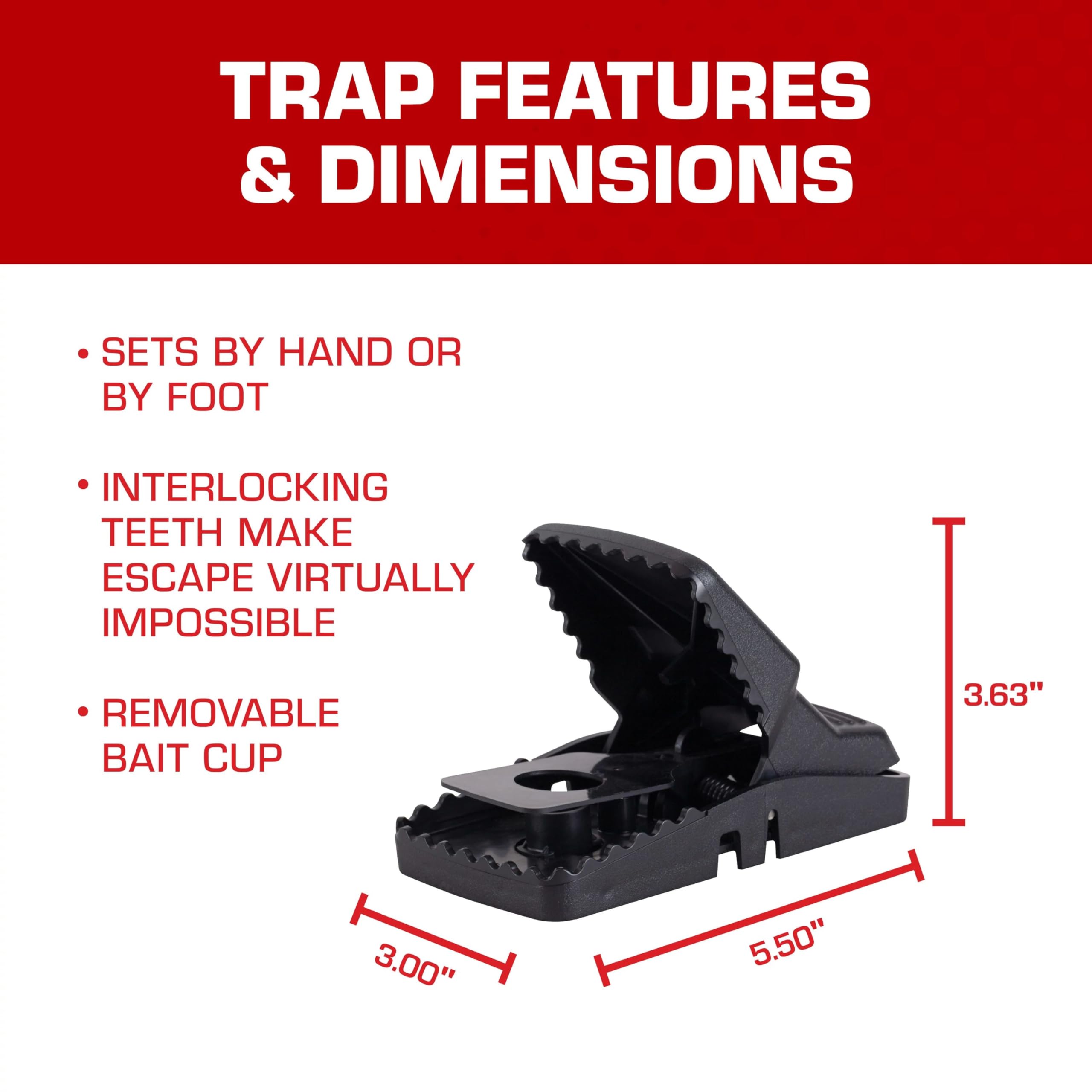 Tomcat Rat Snap Trap in a home and farm setting for pest control.