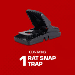 Tomcat Rat Snap Trap detail of interlocking teeth reducing escape risk.