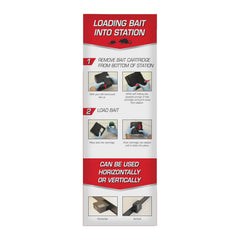 Tomcat tamper-resistant security protects bait from kids and dogs.