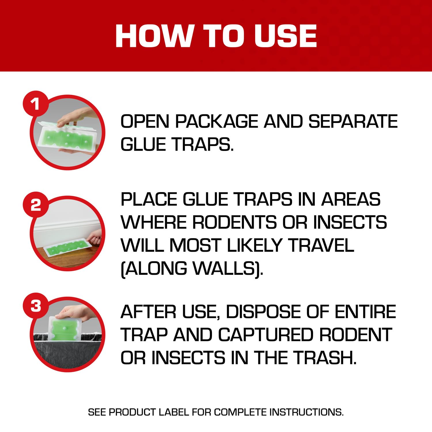 Tomcat Super Hold Trap near garage entry demonstrates ready-to-use reliability.