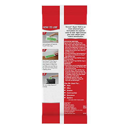 Tomcat Super Hold Glue Traps side view highlighting compact, ready-to-use design.