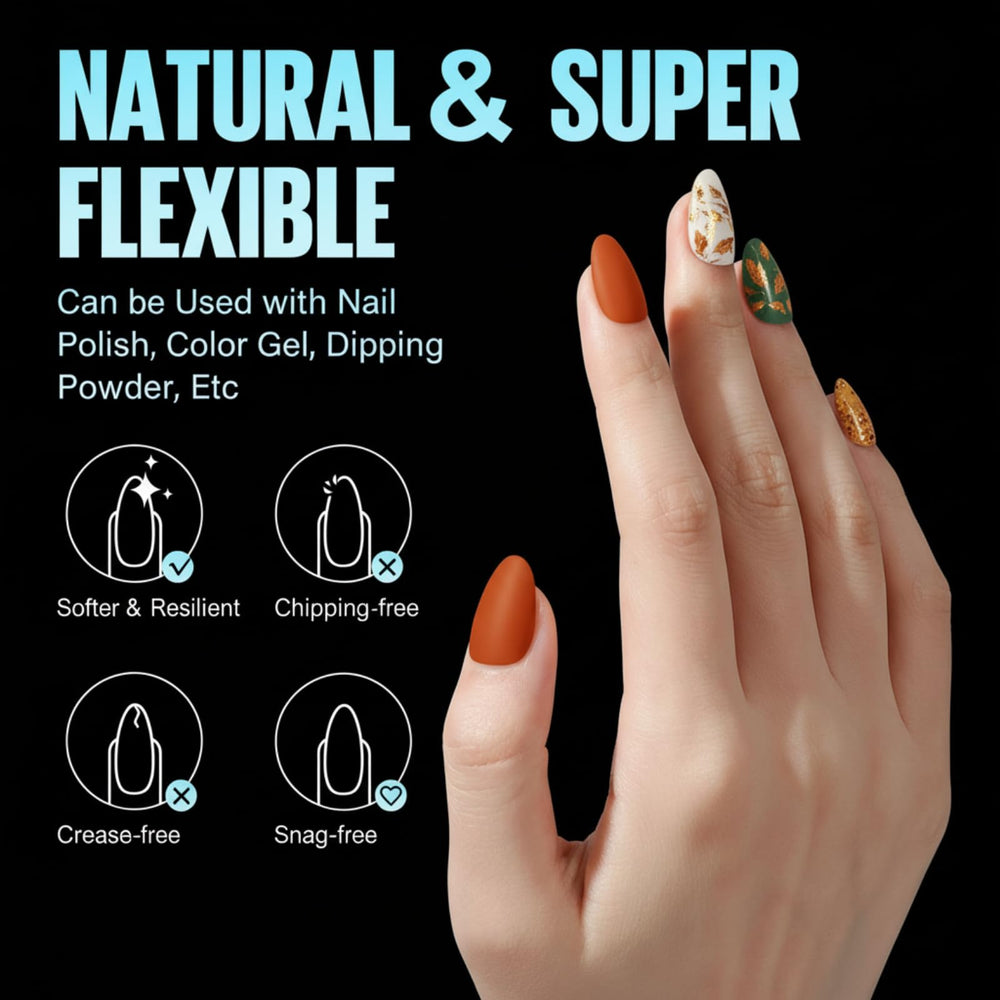 TOMICCA durable soft acrylic material offers flexible wear