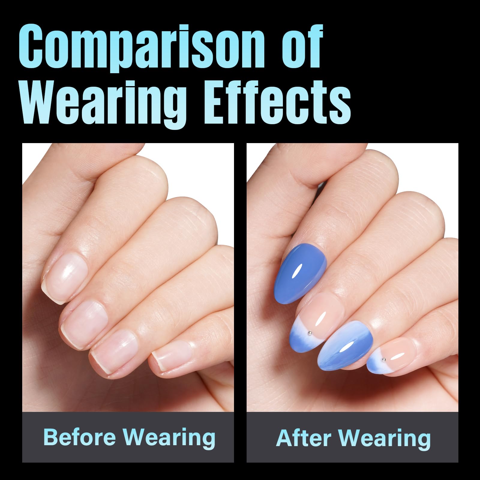 TOMICCA non-marking design ensures even color across nails