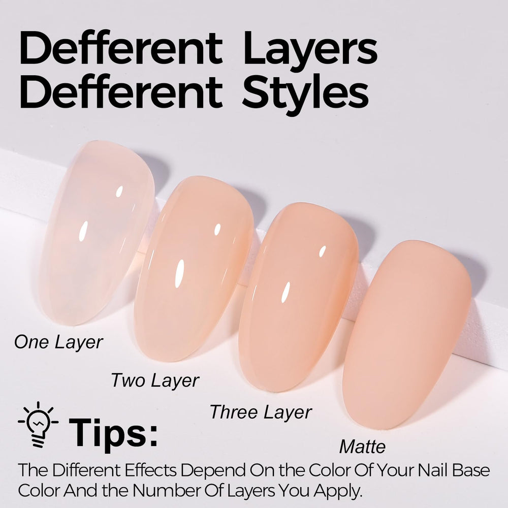 TOMICCA Nude Gel Polish for quick at-home manicure with salon-quality shine.